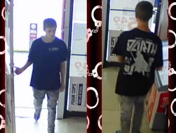 WINTER HAVEN, Fla. - The Polk County Sheriff's Office needs your help in identifying a teen who was caught on camera pocketing Mike's Hard Lemonade. 