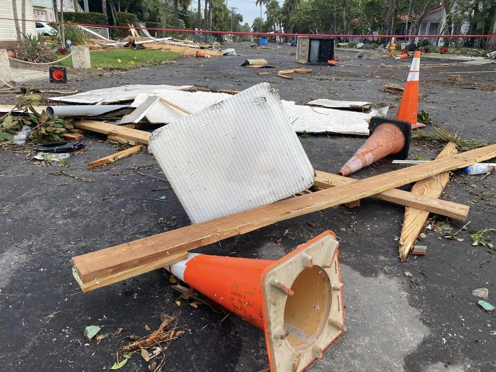 CLEARWATER, Fla. -- Clearwater Police and Clearwater Fire & Rescue are on the scene of an apparent tornado touchdown on the north part of Clearwater Beach this morning. 