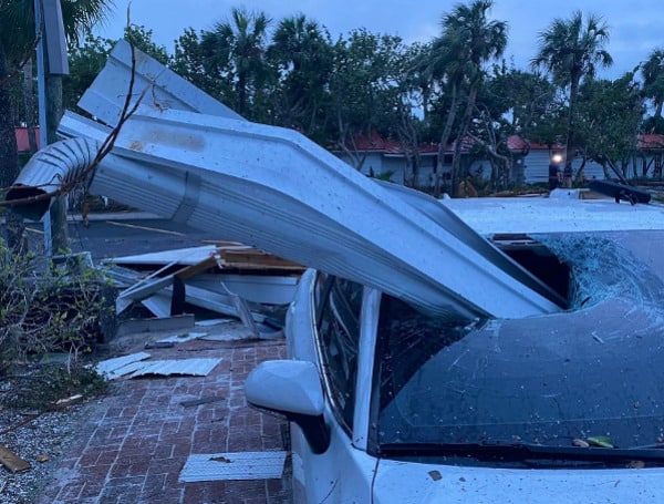 CLEARWATER, Fla. -- Clearwater Police and Clearwater Fire & Rescue are on the scene of an apparent tornado touchdown on the north part of Clearwater Beach this morning.