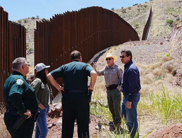 Florida Gov DeSantis On The Arizona-Mexico Border (2023)