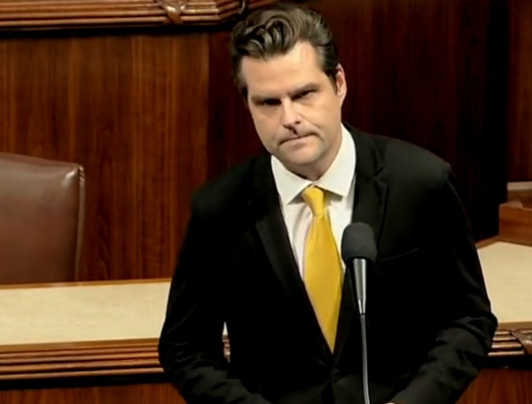 Rep. Matt Gaetz of Florida said on Monday that House Democrats can have Republican Speaker Kevin McCarthy, if they want him.