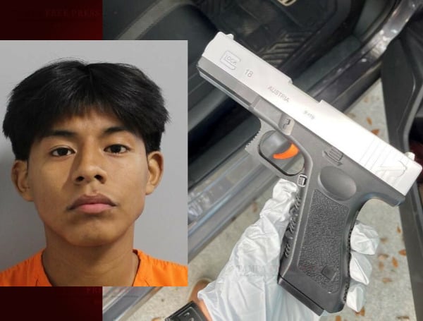 Thanks to an alert school employee who saw something and said something, and social media, an 18-year-old who was in possession of a realistic-looking fake gun on a private school campus was arrested within 2.5 hours of being spotted in Lakeland.