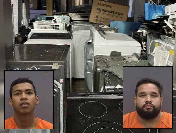 HILLSBOROUGH COUNTY, Fla. - The Hillsborough County Sheriff's Office has successfully arrested two men who were selling stolen appliances from new construction homes within Hillsborough, Pasco, Manatee, Sarasota, Osceola, and Polk counties.