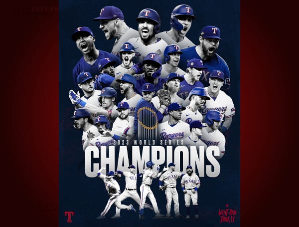 The Texas Rangers made history on Wednesday night as they clinched their first-ever World Series title in their 63-season franchise history.