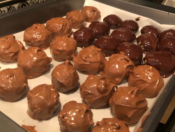 Chocolate Peanut Butter Balls (Carolyn Frasure)