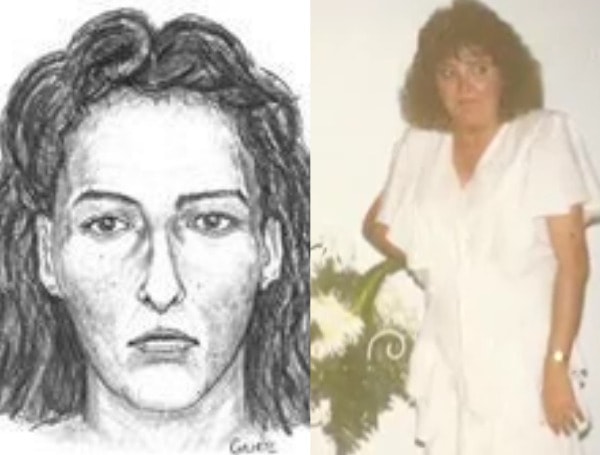 Jane Doe sketch and photo of Eileen Truppner (BSO)