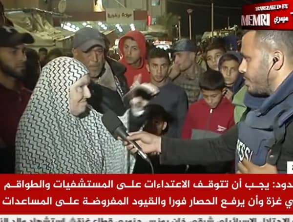 Elderly Palestinian Woman Says The Quiet Part Out Loud "All The Aid Goes To The Tunnels"