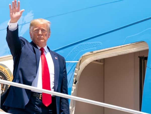 President Donald J. Trump boards Air Force One at Joint Base Andrews, Md. Wednesday, June 26, 2019, en route to Osaka, Japan. (Official White House Photo by Shealah Craighead)