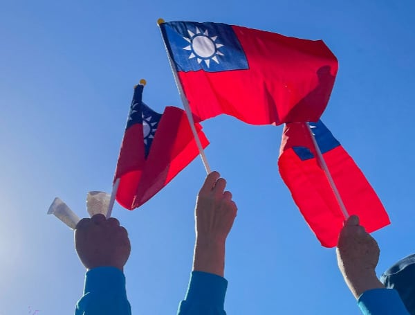 Taiwan Flag Being Displayed (Unsplash)