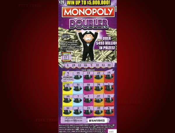 $20 MONOPOLY DOUBLER SCRATCH-OFF GAME