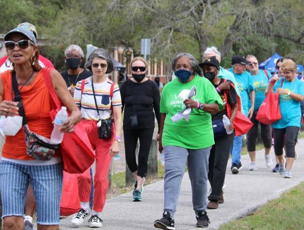 Senior Day in the Park kicks off with a 1-mile fun walk. (City of Tampa)