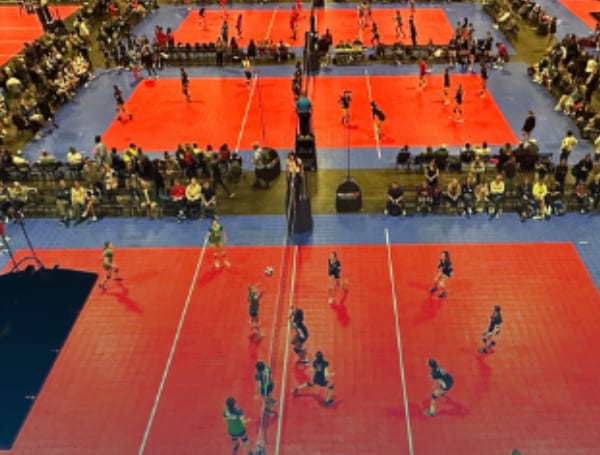 The Tampa Convention Center is anticipating increased traffic Saturday, February 17 through Monday, February 19 from the Gasparilla Volleyball Kickoff.