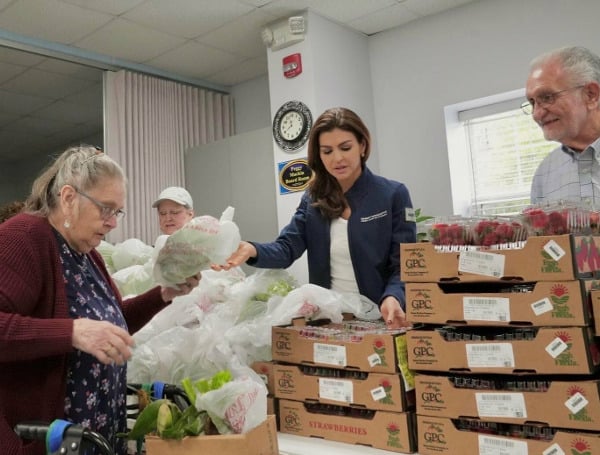 Florida First Lady Casey DeSantis Serves Seniors In Wakulla County. Photo courtesy of the Executive Office of the Governor