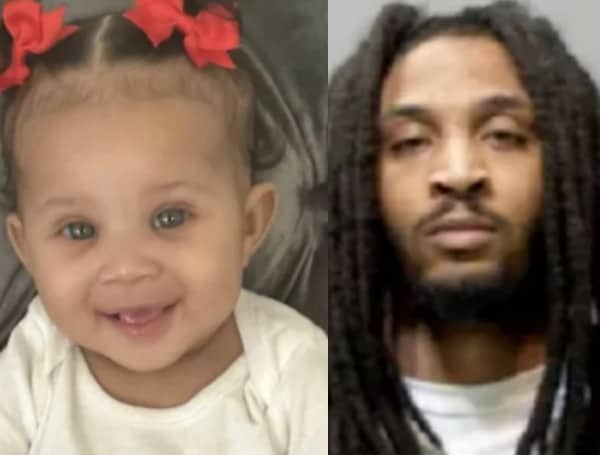 Kinsley Evans (Photo by Asia Nelson. WXYZ) and her father, Charles Evans (Detroit PD)