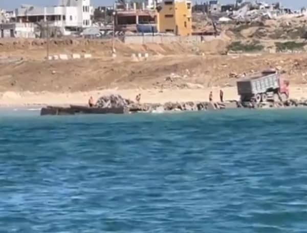 First Maritime Aid Shipments Arrive On Gaza’s Shores As Hamas Threat Looms Nearby (X)