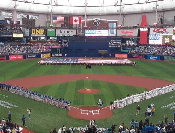 Opening Day At Tropicana Field (Tom Layberger)