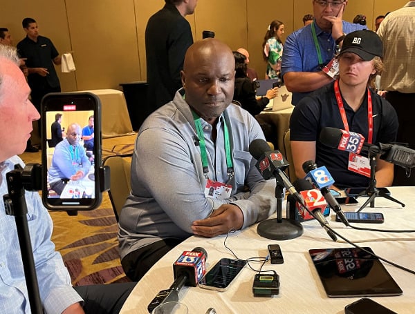 Coach Todd Bowles at the NFL Owners Meetings (Rock Riley)