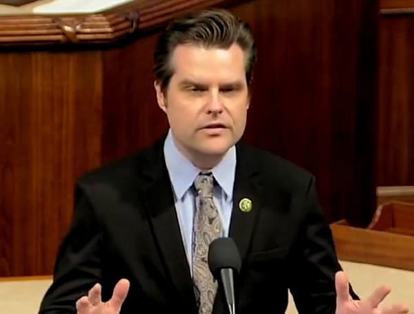 Florida Rep. Matt Gaetz Backs Effort To Eradicate The Federal Reserve Banking System 