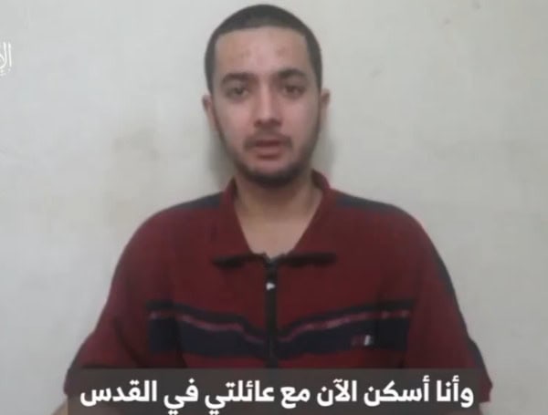 Hamas published a video of an American hostage in Gaza on Wednesday, in what is being decried as “psychological terrorism” by Israel.