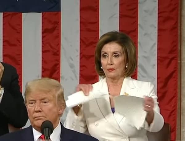 Nancy Pelosi Ripping Speech (CSPAN)