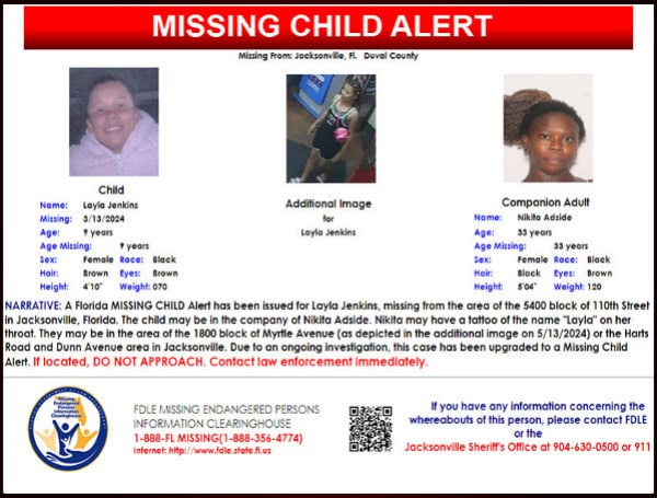 Florida Missing Child Alert (FDLE)