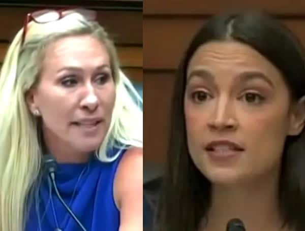 Georgia Rep. MTG Vs. New York Rep. AOC In Heated Scuffle During GOP House Committee