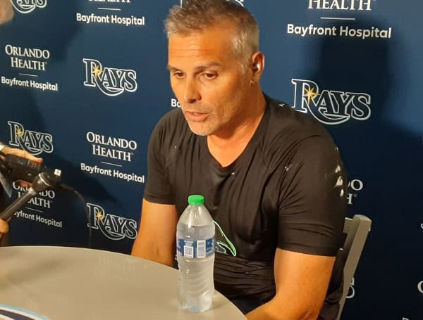Tampa Bay Rays Manager Kevin Cash (Tom Layberger)