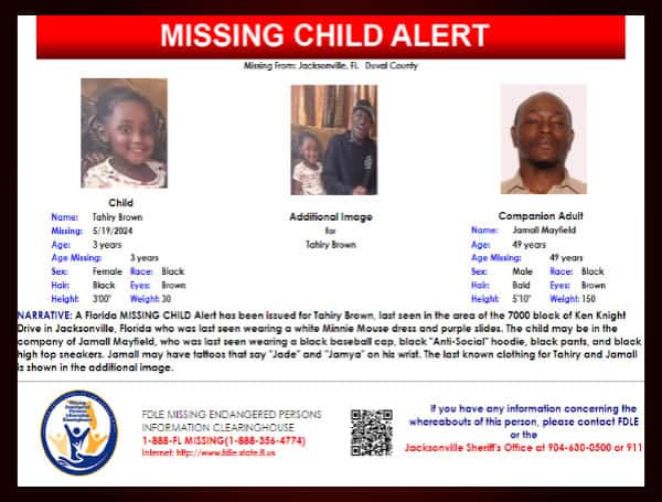 Florida Missing Child Alert: FDLE
