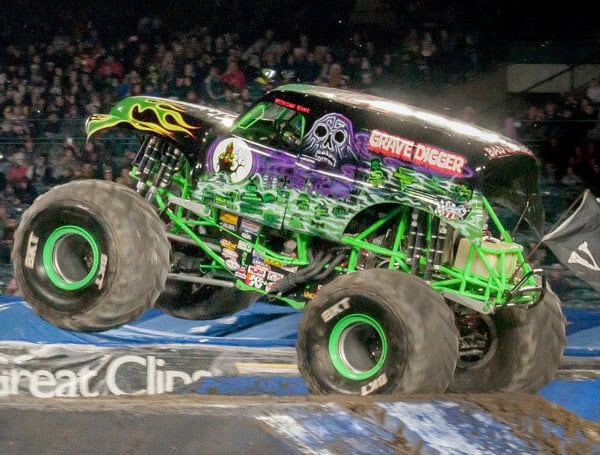 The only place to see the world's most popular trucks and best drivers roars into AMALIE Arena on August 17-18 (Monster Jam)