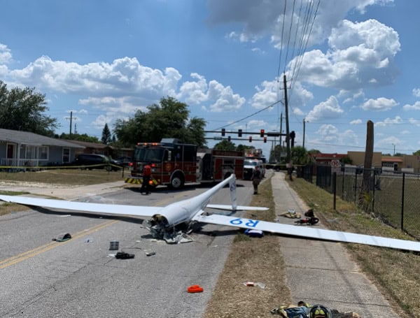 Glider Crashes On Ave K SE Near Winter Haven High School, Pilot Rushed To Hospital